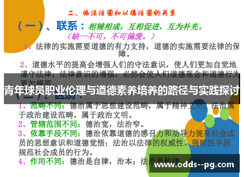 青年球员职业伦理与道德素养培养的路径与实践探讨 青年球员职业伦理与道德素养培养的路径与实践探讨