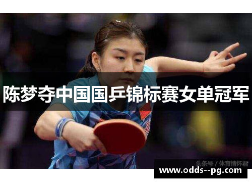 陈梦夺中国国乒锦标赛女单冠军