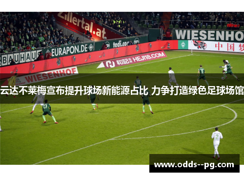 云达不莱梅宣布提升球场新能源占比 力争打造绿色足球场馆